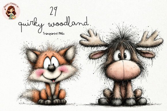 Download Quirky Woodland Animals PNG Clipart - Png Collection