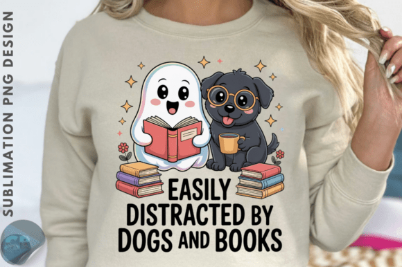 Download Dogs and Books Lover Ghost PNG - Png Collection