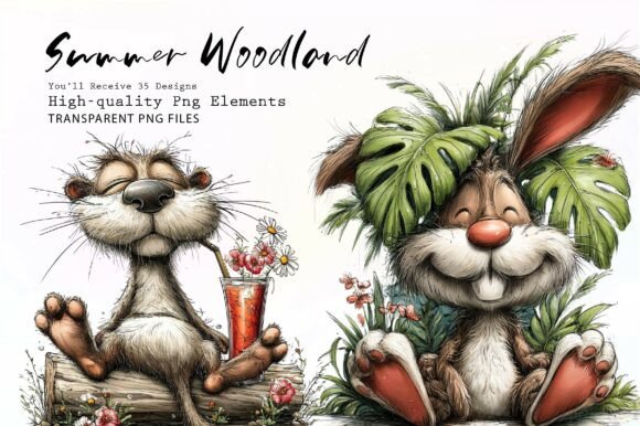 Download Summer Woodland Animals PNG Clipart - Png Collection