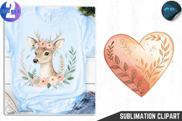 Download Boho Woodland Animals Clipart PNG - Png Collection