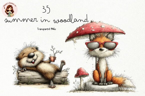 Download Summer Woodland Animals PNG Clipart - Png Collection