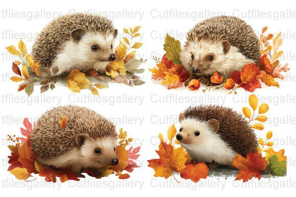 Download Autumn Hedgehog PNG, Forest Animals PNG - Png Collection