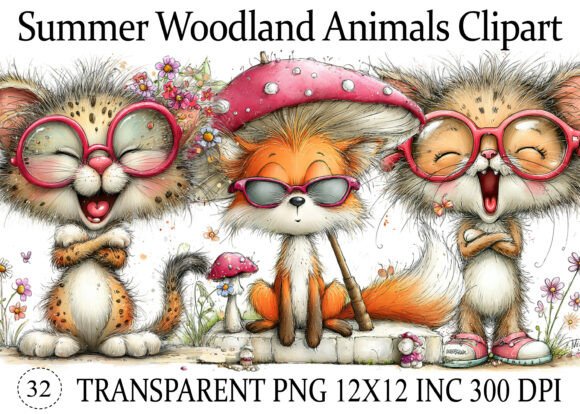 Download Summer Woodland Animals PNG Clipart - Png Collection