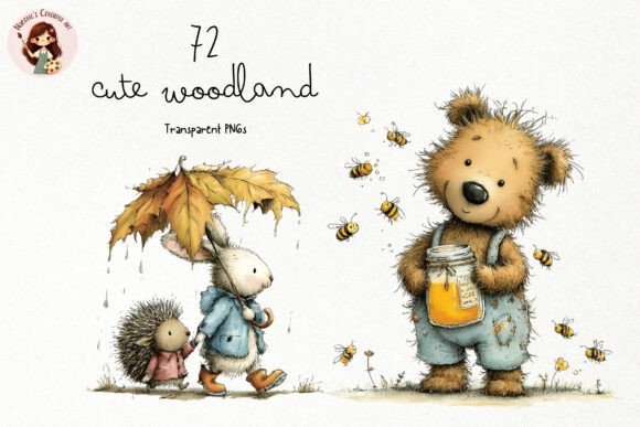 Download Cute Woodland Animals PNG Clipart - Png Collection