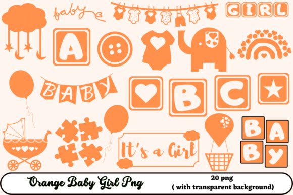 Download Orange Baby Girl Png - Png Collection