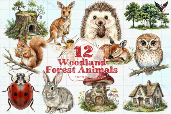 Download Woodland Forest Animals PNG - Png Collection