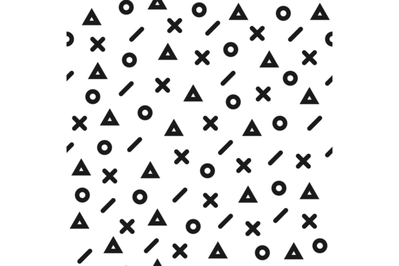 Download Seamless Modern Art Pattern in Memphis G - Modern art Collection