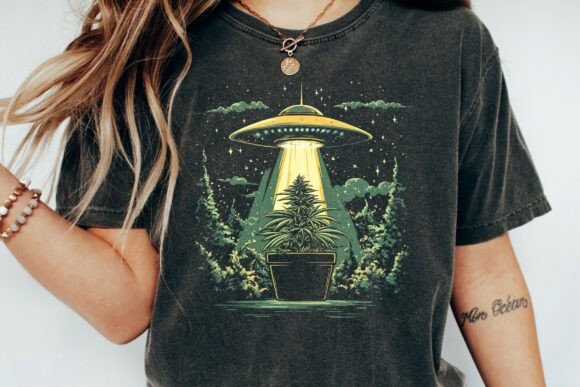 Download Alien Abduction Cannabis Plant Png - Plant Collection