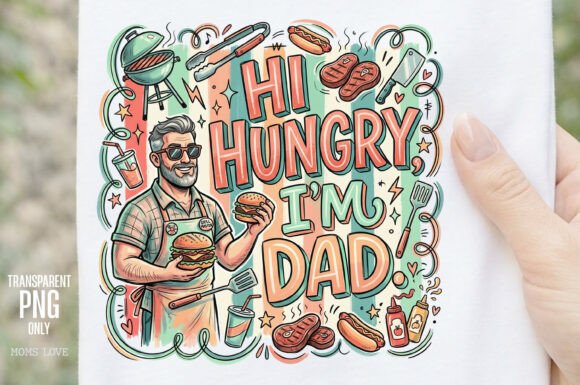 Download Hi Hungry I'm Dad PNG Father's Day BBQ - Png Collection